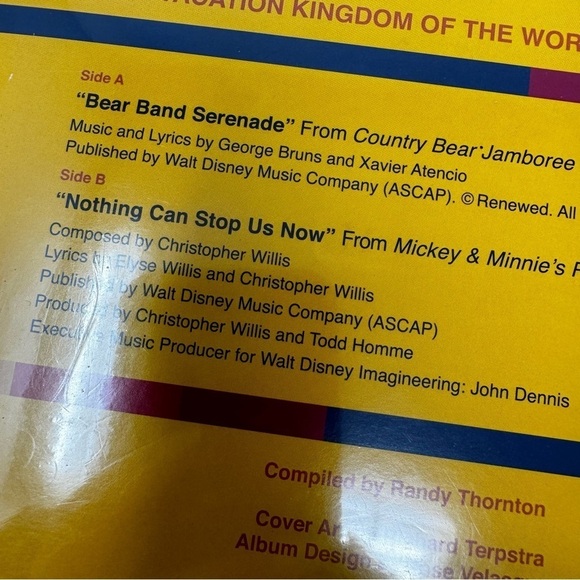 50 Years Of Walt Disney World (Vinyl Record, 2021)D23-7” - Picture 6 of 6